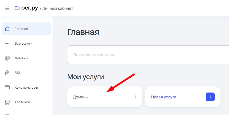 Изменение DNS домена Reg.ru